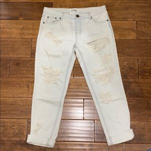 One teaspoon oversized distressed jeans